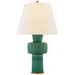 Eerdmans One Light Table Lamp in Celtic Green Crackle