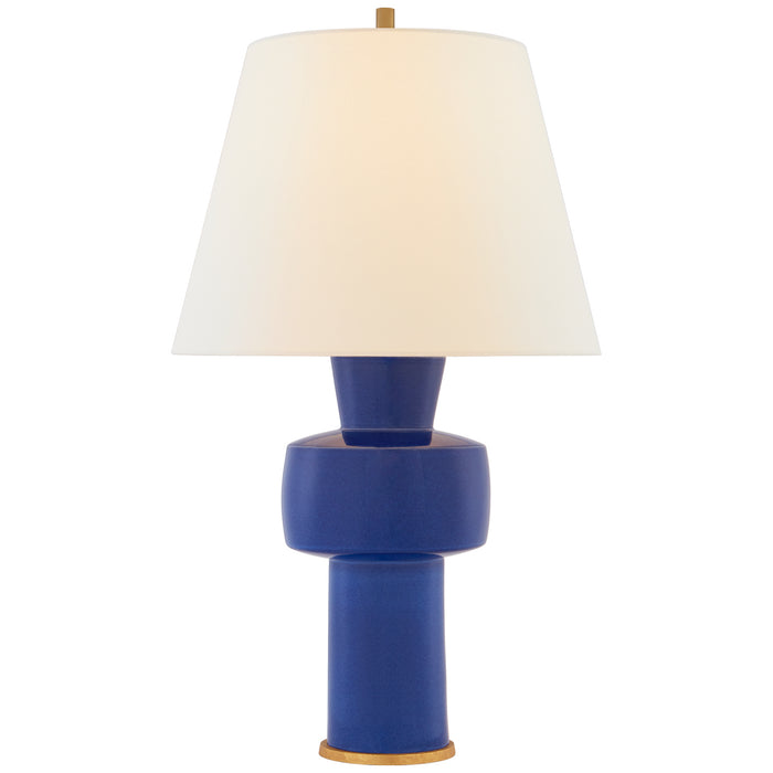 Eerdmans One Light Table Lamp in Flowing Blue