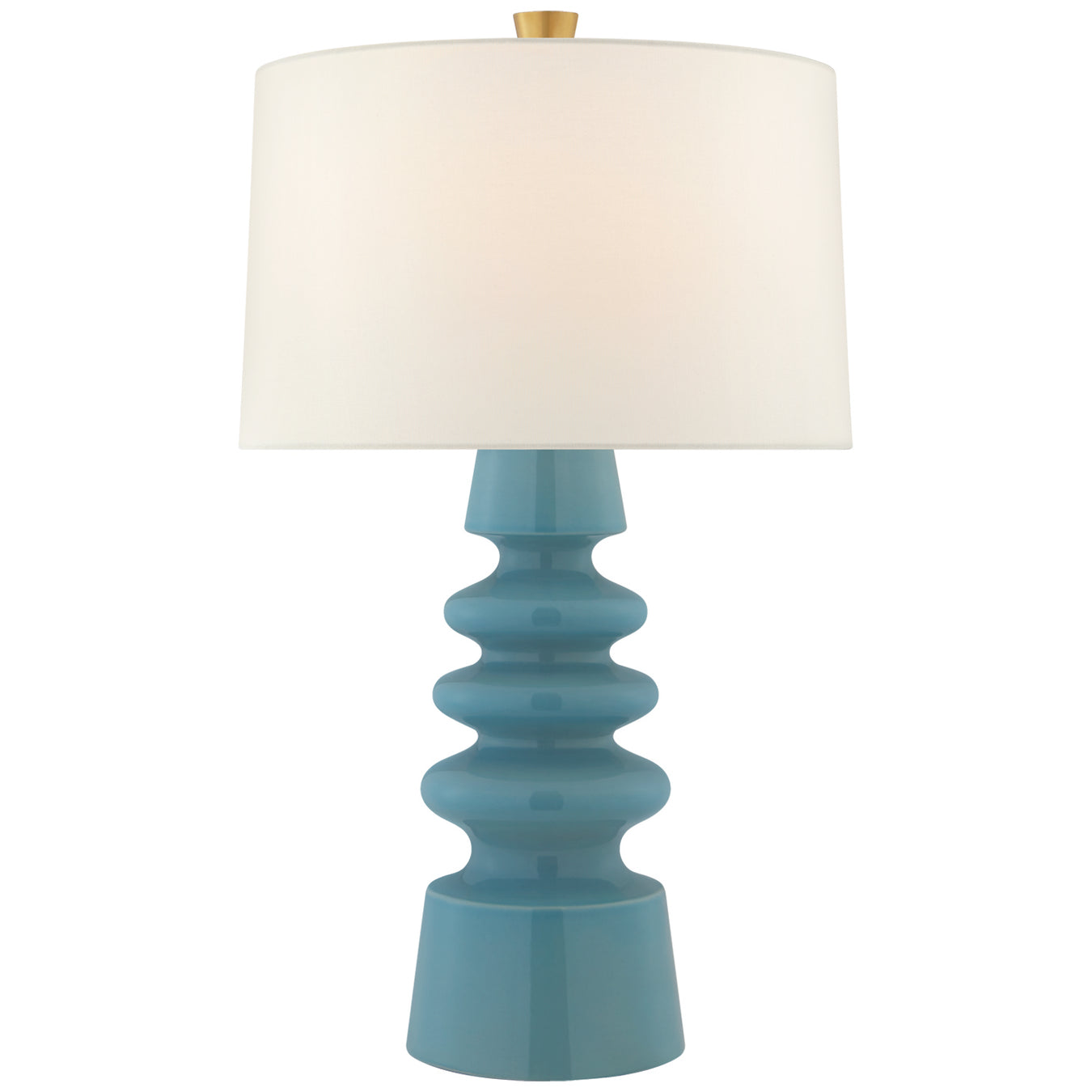 Andreas One Light Table Lamp in Blue Jade