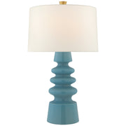 Andreas Medium Table Lamp in Blue Jade