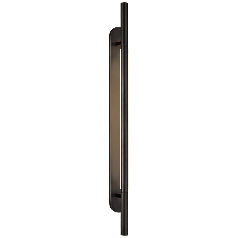 Rousseau Large Bracketed Wall Sconce in Bronze