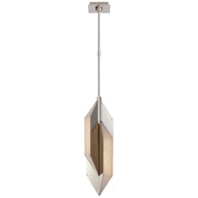 Ophelion Small Pendant in Polished Nickel
