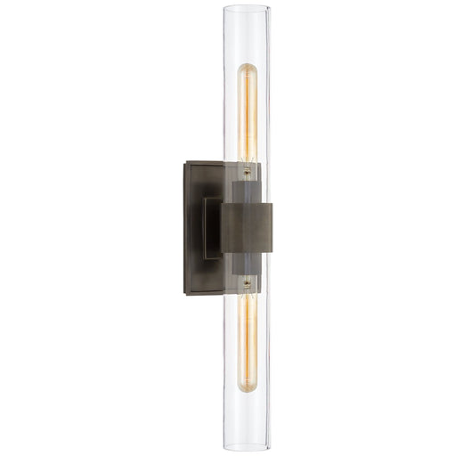 Presidio Petite Double 2-Light Wall Sconce in Bronze
