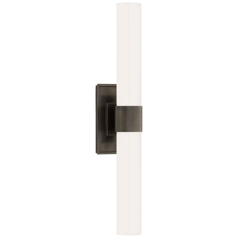 Presidio Petite Double 2-Light Wall Sconce in Bronze