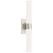 Presidio Petite Double 2-Light Wall Sconce in Polished Nickel
