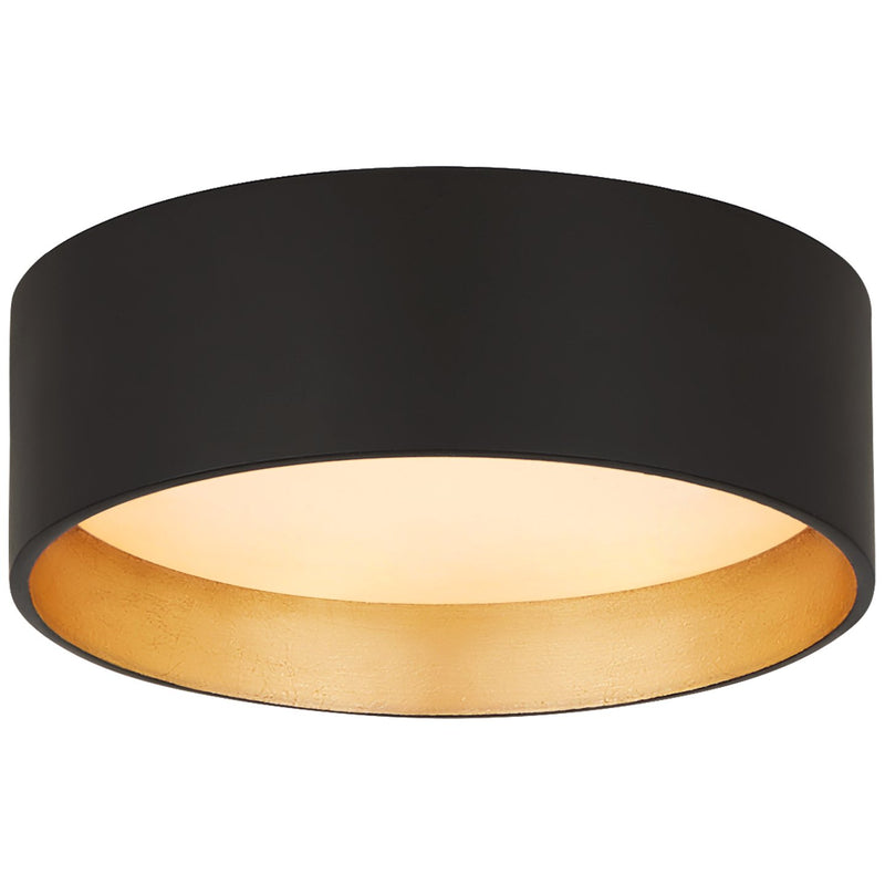 Shaw 5" Solitaire Flush Mount in Matte Black