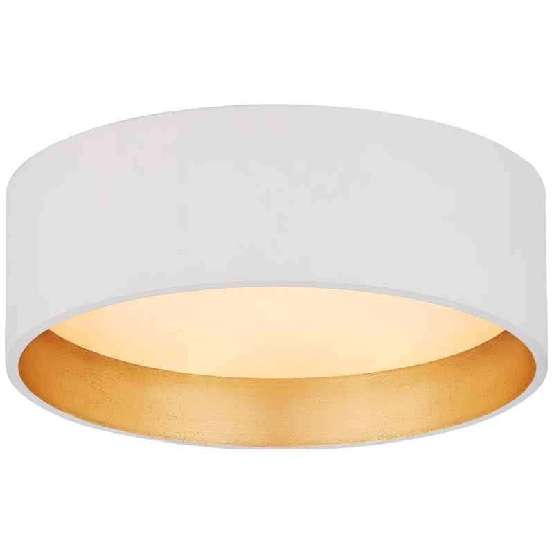 Shaw 5" Solitaire Flush Mount in Matte White
