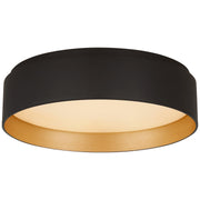 Shaw Small 11" Flush Mount in Matte Black