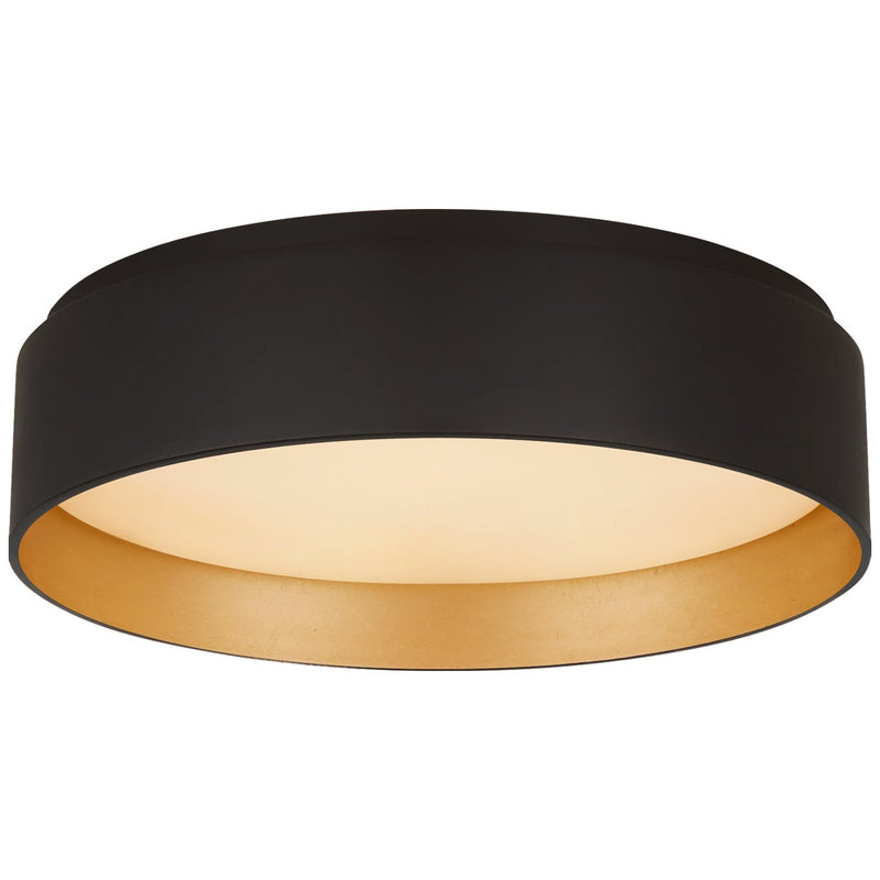 Shaw Small 11" Flush Mount in Matte Black