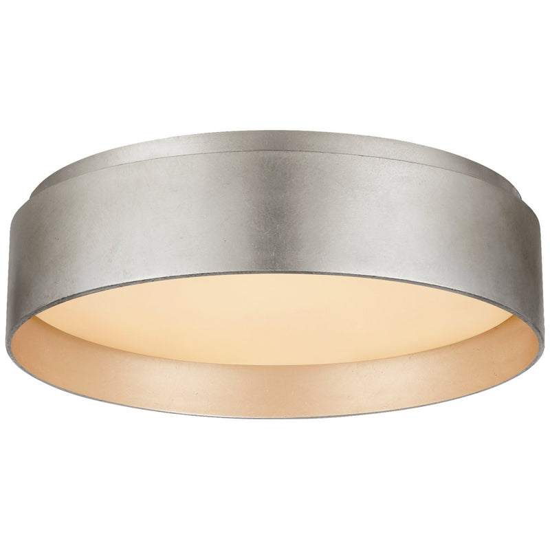 Shaw Small 11" Flush Mount in Burnished Silver Leaf