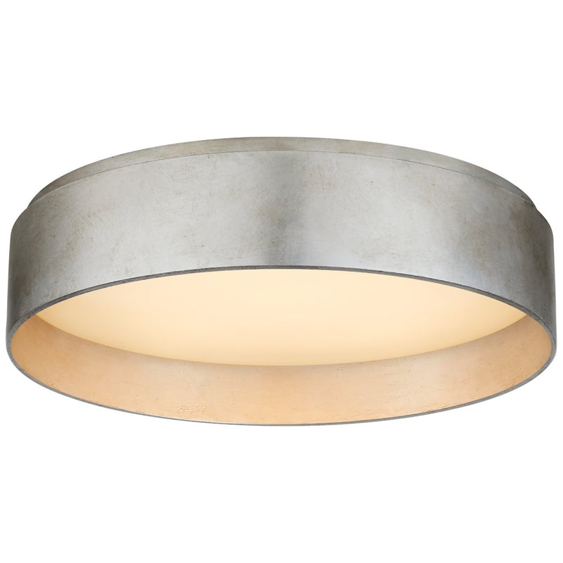 Shaw Medium 14" Flush Mount in Burnished Silver Leaf
