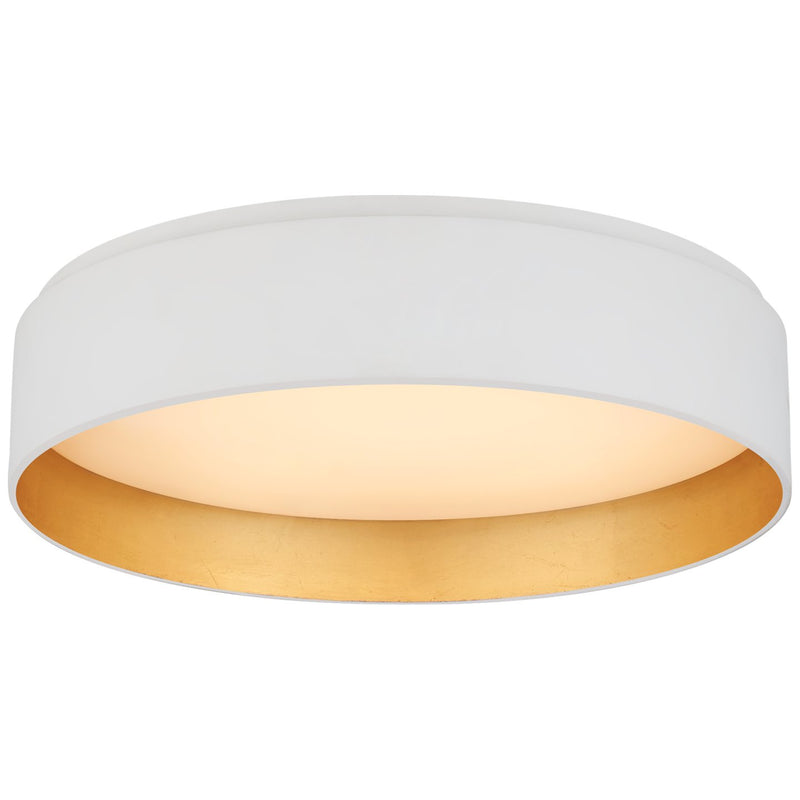 Shaw Medium 14" Flush Mount in Matte White