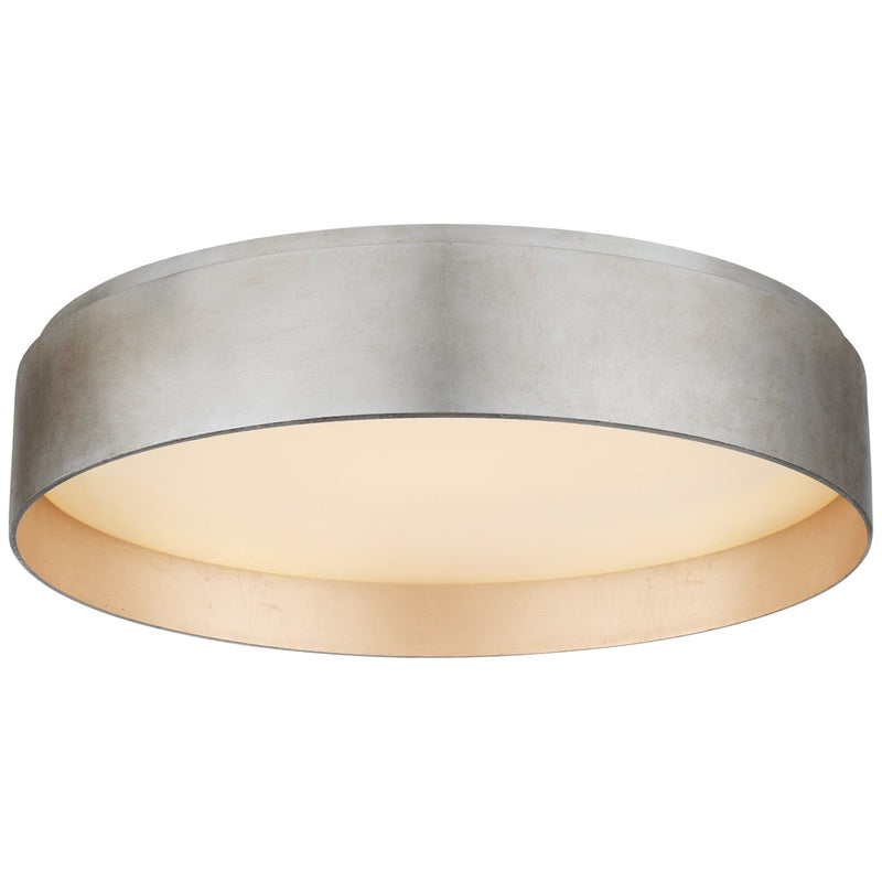 Shaw Large 17" Flush Mount in Burnished Silver Leaf
