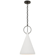 Limoges Medium Tall Pendant in Natural Rust