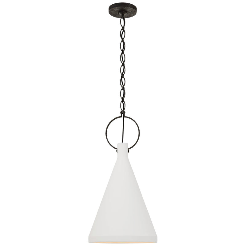 Limoges Medium Tall Pendant in Natural Rust