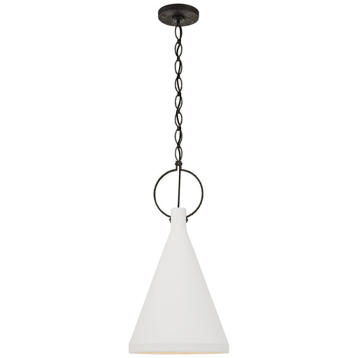 Limoges Medium Tall Pendant in Natural Rust