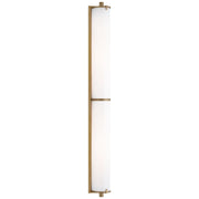 Calliope 33" Over the Mirror Bath Sconce in Hand-Rubbed Antique Brass