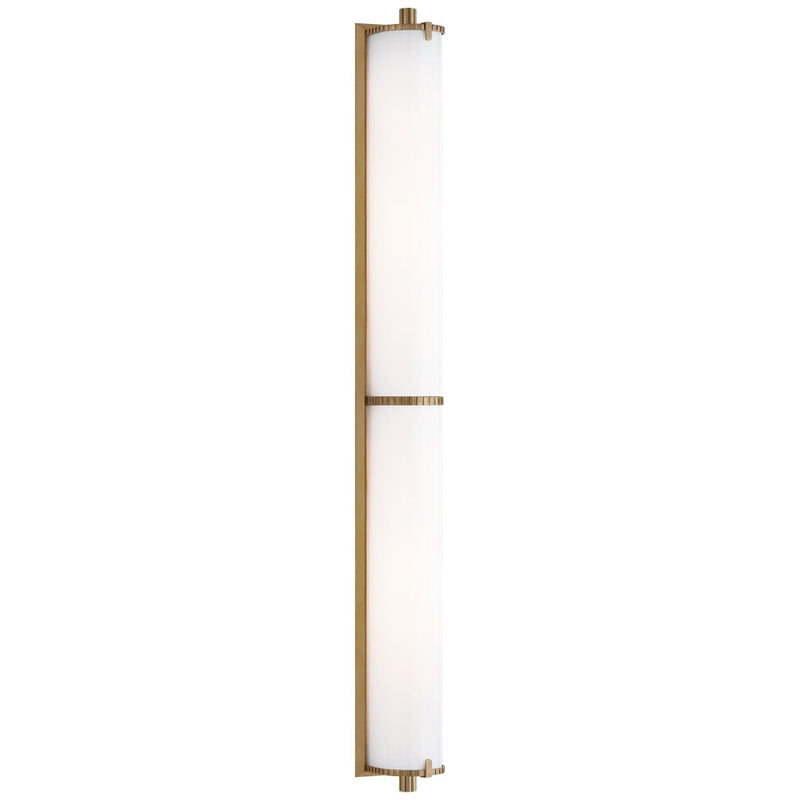 Calliope 33" Over the Mirror Bath Sconce in Hand-Rubbed Antique Brass