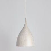 Fleur Small 1 Light Pendant in White / Gold
