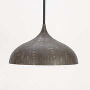 Fleur Large 1 Light Pendant in Black / Gold