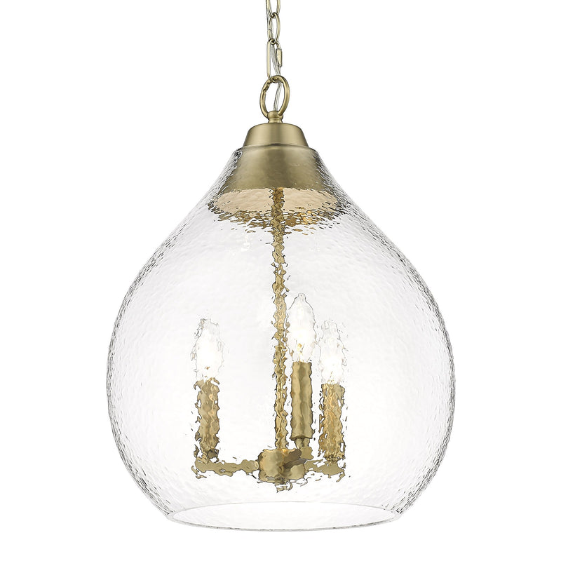 Ariella 3-Light Pendant in Brushed Champagne Brass