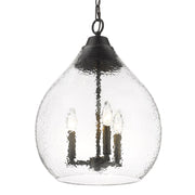 Ariella 3-Light Pendant in Matte Black