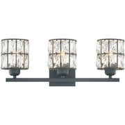 Gibson 3-Light Bath Vanity Light in Matte Black