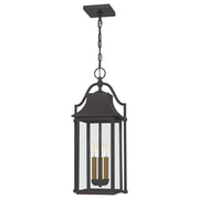 Manning 3-Light Outdoor Hanging Lantern in Western Bronze - Lamps Expo
