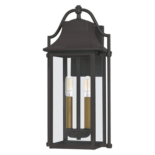 Manning 2-Light Outdoor Wall Lantern in Western Bronze