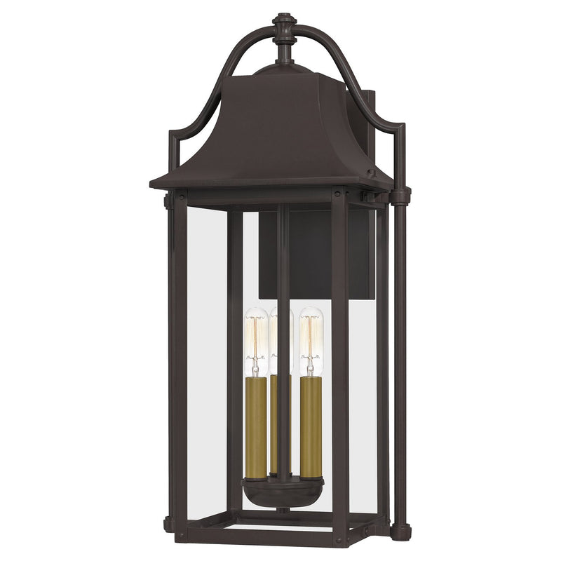 Manning 3-Light Outdoor Wall Lantern in Western Bronze