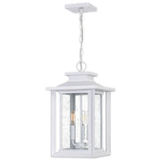 Wakefield 3-Light Outdoor Hanging Lantern in Matte White