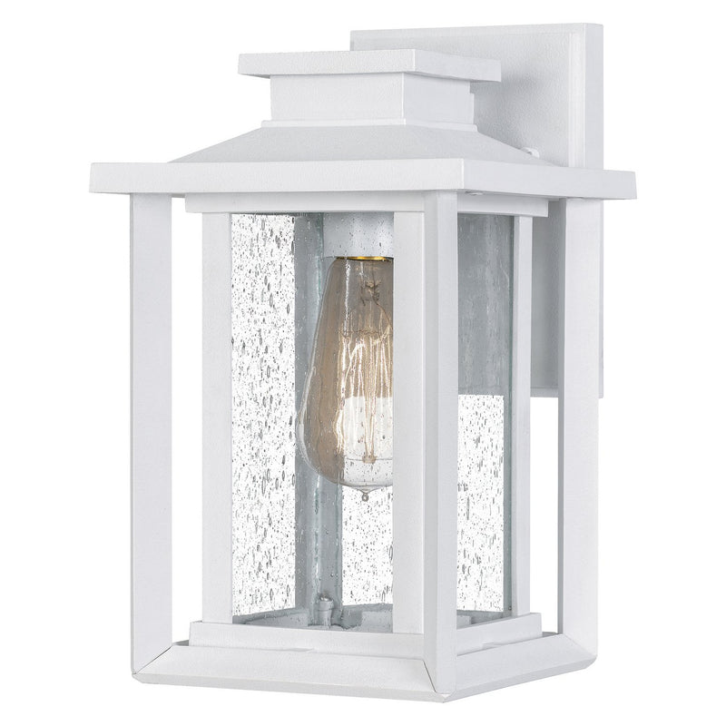 Wakefield Small Outdoor Wall Lantern in Matte White