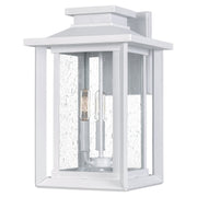 Wakefield 3-Light Outdoor Wall Lantern in Matte White
