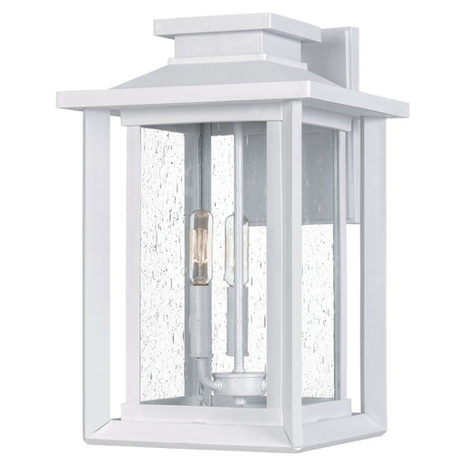 Wakefield 3-Light Outdoor Wall Lantern in Matte White