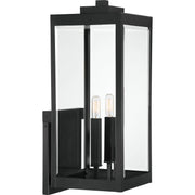 Westover 2-Light Outdoor Wall Lantern in Earth Black