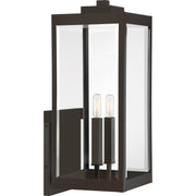 Westover 2-Light Outdoor Wall Lantern in Western Bronze