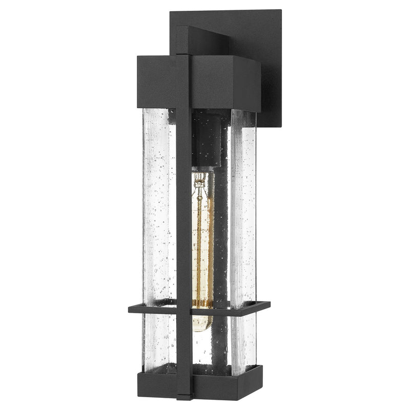 Wynn Medium Outdoor Wall Lantern in Earth Black