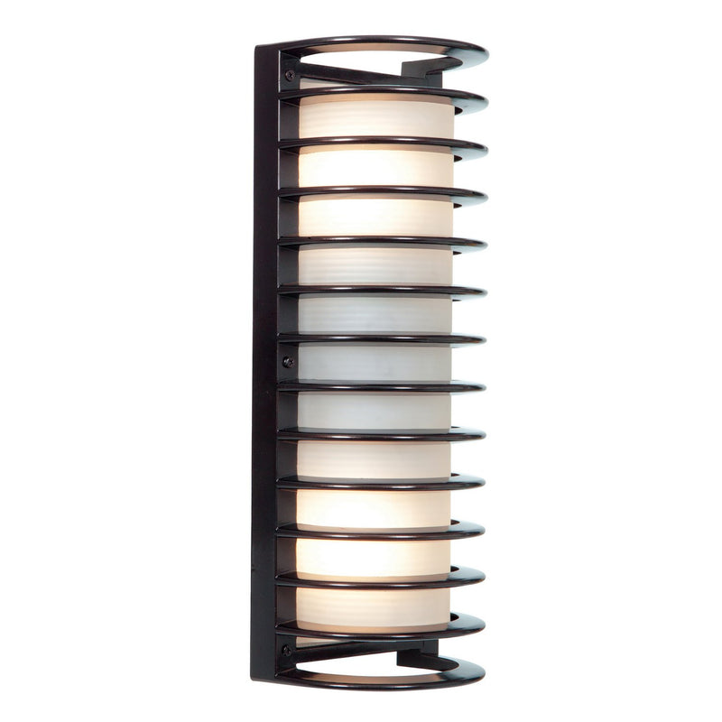 Bermuda 2-Light Outdoor Bulkhead Light in Bronze