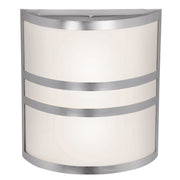 Artemis Centro 2-Light Wall Sconce in Brushed Steel