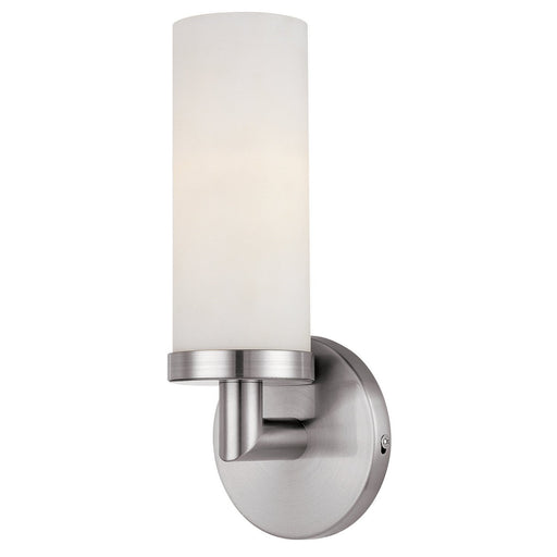 Aqueous LED Bath Sconce in Brushed Steel