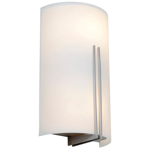 Prong 2-Light LED Wall Sconce in Brushed Steel