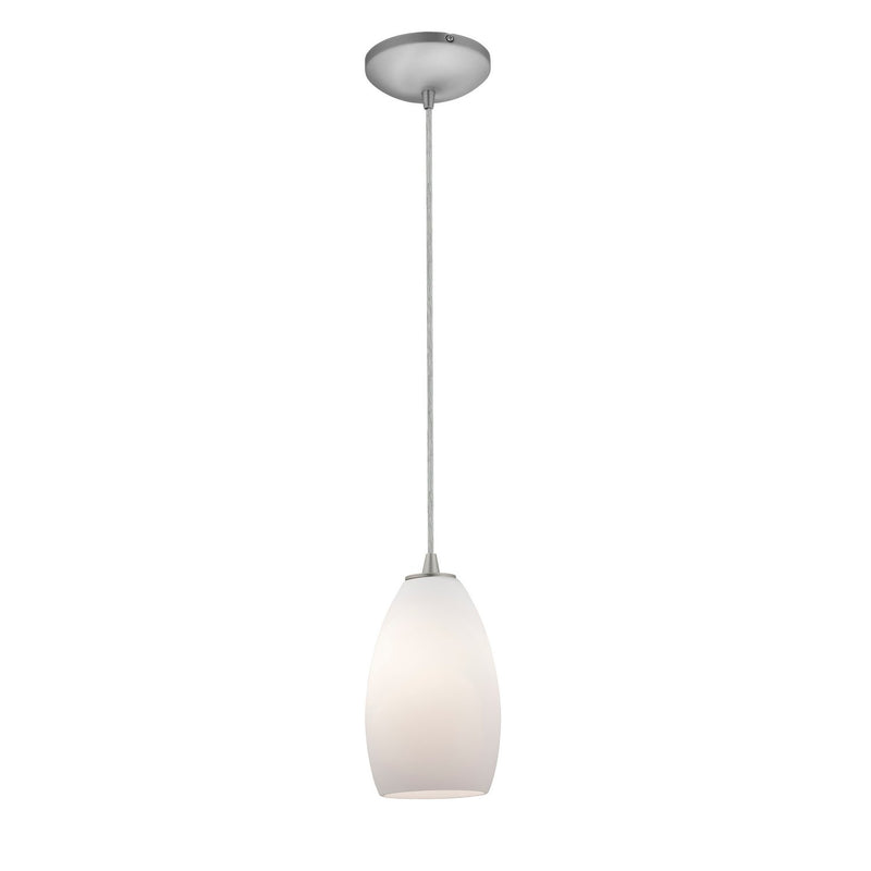 Champagne Cable Mini Pendant in Brushed Steel