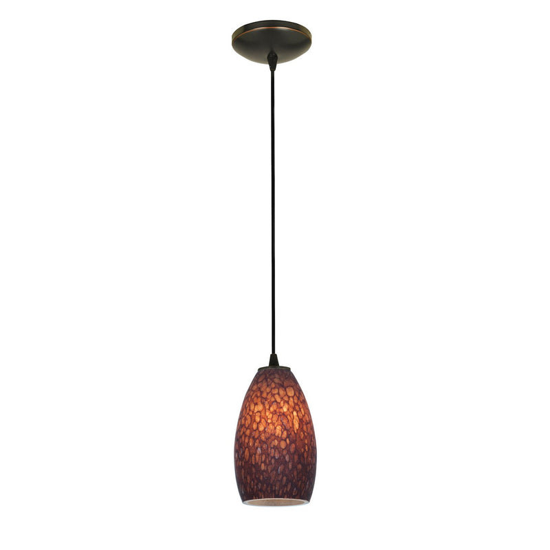Champagne Cable Mini Pendant in Oil Rubbed Bronze