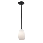 Champagne Stem Mini Pendant in Oil Rubbed Bronze
