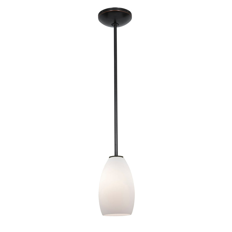 Champagne Stem Mini Pendant in Oil Rubbed Bronze