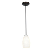 Champagne Stem Mini Pendant in Oil Rubbed Bronze