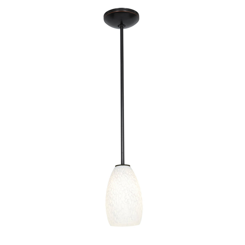 Champagne Stem Mini Pendant in Oil Rubbed Bronze