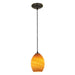 Brandy FireBird 1-Light Pendant in Oil Rubbed Bronze Finish