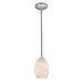 Brandy FireBird 1-Light Pendant in Brushed Steel Finish