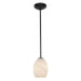 Brandy FireBird 1-Light Pendant in Oil Rubbed Bronze Finish